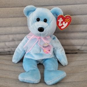 Retired Ty Beanie Baby Eggs II Easter Plushie Spring Basket Gift Decor Rare Mint